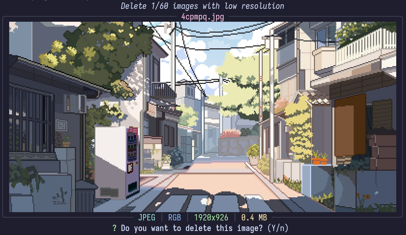 Low resolution image