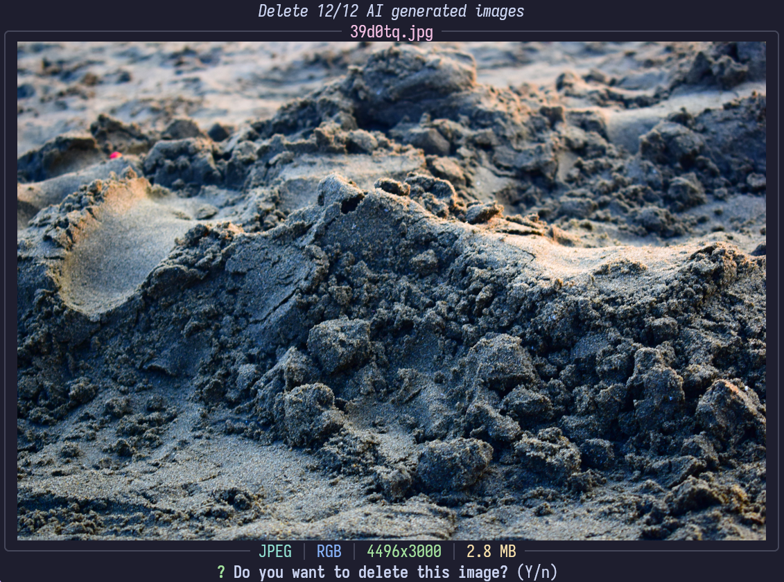 Potentially AI generated image